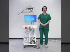 Uniwersalny unit stomatologiczny z kamerą wewnątrzustną HD i lampą motylkową LED Zintegrowany fotel dentystyczny