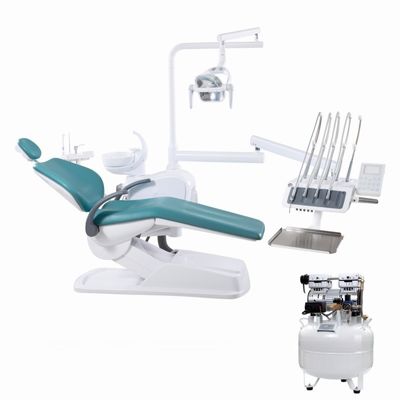 Dental Clinic Complete Dental Unit with LED Sensor Light Top Mounted Dental Chair