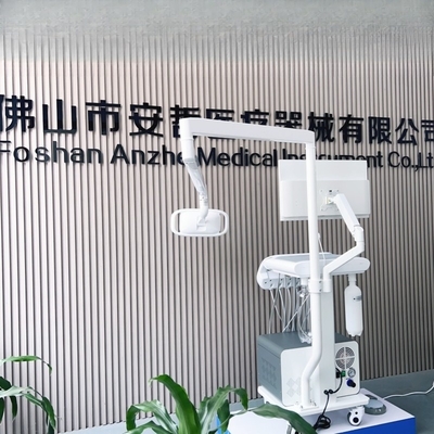 Dental Clinic Dental Trolley With PC And Oral Camera Unique Mobile Dental Unit With Lamp