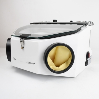 Podwójny zbiornik Dental Laboratory Sandblaster Porcelana Korony Polerowanie Dental Nozzle Sandblasting