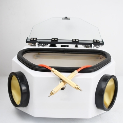 Podwójny zbiornik Dental Laboratory Sandblaster Porcelana Korony Polerowanie Dental Nozzle Sandblasting