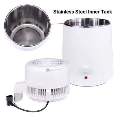 750W Distilled Water Machine 4L Plastic Bucket Automatic Dental Water Distiller