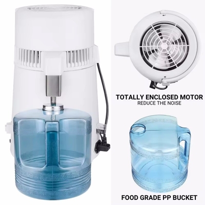 Destylator wody 4L do użytku domowego ze stali nierdzewnej 1,5L/h Urządzenie do destylacji wody do gabinetów stomatologicznych