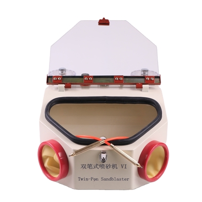 LED Light Dental Sandblaster Dwa długopisy Dental Lab Equipment Dental Sandblasting Machine