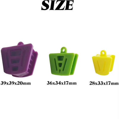 Zębowy jednorazowy otwieracz gumowy 3 rozmiar funkcjonalny dla dentysty