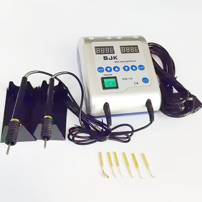 6 Tips Wax Molding Carving Knife Electric Double Pen Dental Digital Wax Carving Pencil