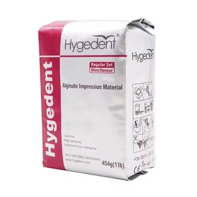 Szybki zestaw Alginat stomatologiczny, materiał do odcisku, Hygedent Alginat do ortodontyki
