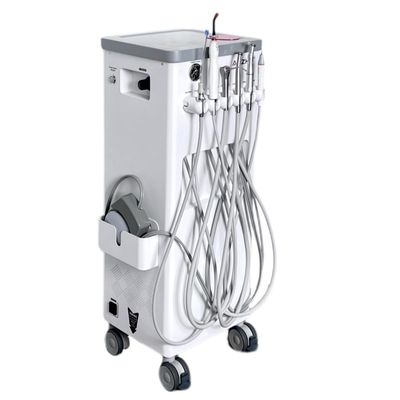 Mobile Dental Clinic 550W Mobile Dental Operation Cart Stainless Steel Body Dental Portable Unit