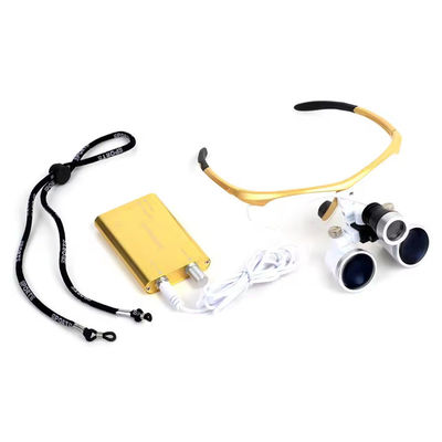 Bezprzewodowe szkło powiększające chirurgiczne z reflektorem LED