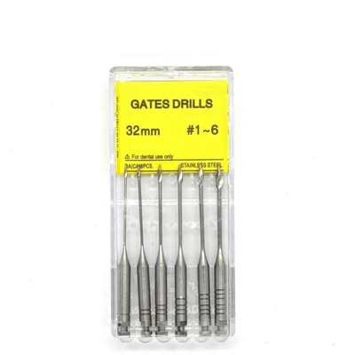 Wiertła Gatesa Wiertła Rozwiercaki Pilniki obrotowe Narzędzie obrotowe do endodoncji silnikowej dla dentysty do użytku w kanałach korzeniowych Gate Glidden