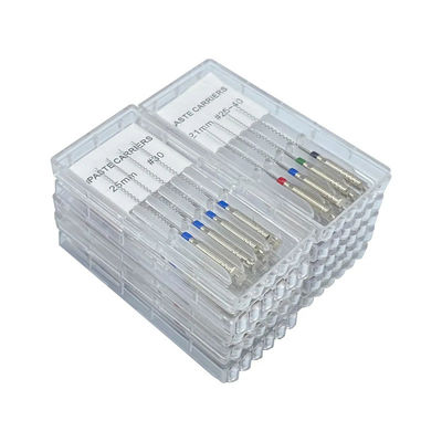 Nośniki pasty dentystycznej Wypełniacz kanałów korzeniowych Lentulo 21mm 25mm 28mm Asortyment Pliki endodontyczne