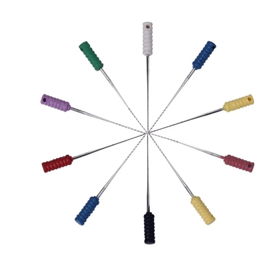 Dentystyczny zadziorowy broach do użytku ręcznego