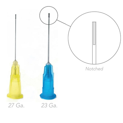 Zębowe jednorazowe igły do nawadniania 23G Endo Top Double Hole Endo Irrigation Needle