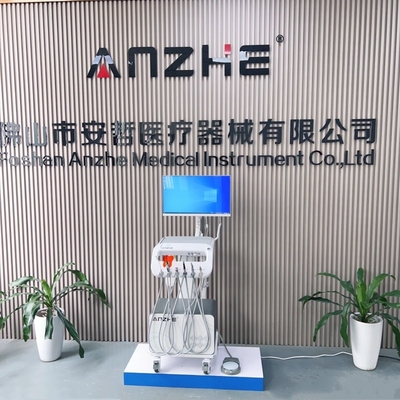 Taca na instrumenty dentystyczne Mobilny wózek chirurgiczny stomatologiczny do użytku weterynaryjnego Wózek do leczenia zębów zwierząt domowych ze sprężarką