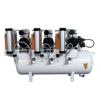 220V Dentystyczny Kompresor Powietrza Bez Zanieczyszczeń, Bezolejowy Sprzęt Dentystyczny, Cichy Kompresor Powietrza z Osuszaczem