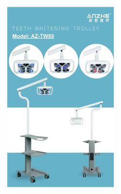 Maszyna do wybielania zębów Maszyna do usuwania plam zębów Lampa do wybielania zębów LED z mobilnym wózkiem