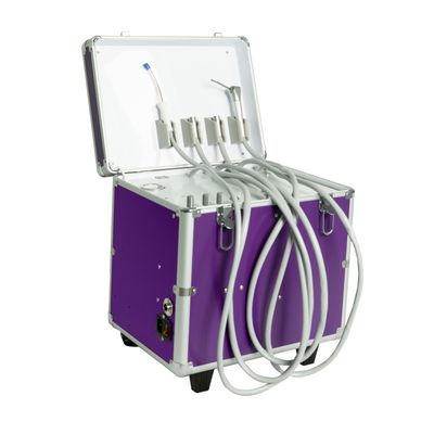 Zwierzęta Dental Care Przenośna Skrzynka leczenia Klinika stomatologiczna Jednostka turbinowa z kompresorem powietrza Systemy ssania weterynarz Przenośna Jednostka stomatologiczna