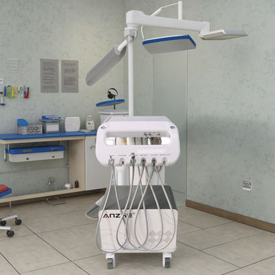 Foshan Dental Factory Przenośny Unit Stomatologiczny 550W z Kompresorem Powietrza Mobilne Wózki Operacyjne
