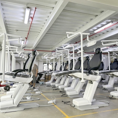 Wyposażenie kliniki stomatologicznej Luksusowe krzesło stomatologiczne Foshan Factory Custom Accept Soft Cushion Krzesło do leczenia stomatologicznego