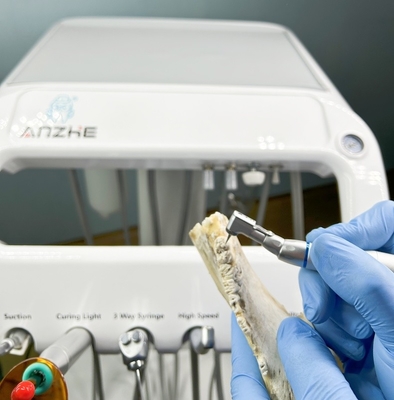 Sprzęt do terapii zębów zwierząt Dental Factory z kompresorem powietrza 220V Standard UE Weterynaryjny przenośny unit stomatologiczny