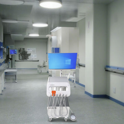 Fabryka Foshan Anzhe, popularny projekt unitu stomatologicznego, taca operacyjna do gabinetu dentystycznego, 220V, standard europejski, mobilny wózek stomatologiczny