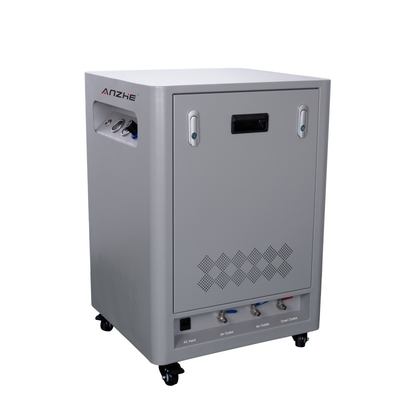 Kompresor powietrza typu cichy bez oleju dla stomatologii Kompresor powietrza mobilny z szafą przeciwdźwiękową 550W pompa próżniowa stomatologiczna