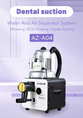 Wydajny system ssący do gabinetu stomatologicznego z 4 fotelami, ślinociąg, pompa próżniowa 1300W