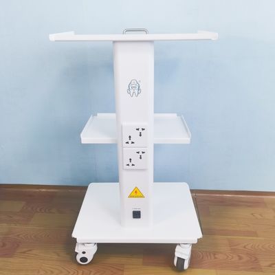 Wysokiej jakości dentystyczny wózek jezdny, trwały, mobilny wózek na instrumenty, wbudowane gniazdo, wózek na instrumenty dentystyczne