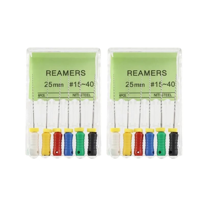 Gwarancja jakości Pliki stomatologiczne ręczne 25mm # 15-40 Pliki z zębami z niecodziennej stali