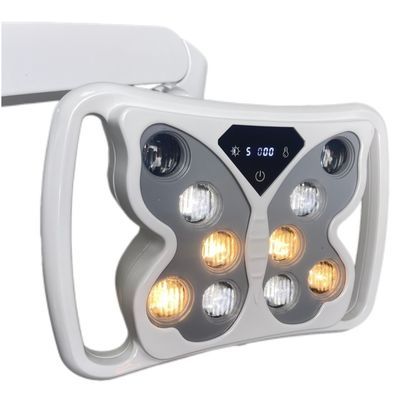 Dobra cena. 70000 LUX Lampa operacyjna stomatologiczna 10 żarówek Lampy chirurgiczne w kształcie motyla dla jednostki stomatologicznej w Internecie