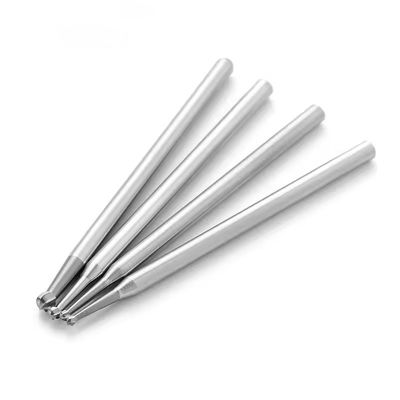 10pcs/ Box Medical Polishing Bur Tungsten Dental Carbide Bur Ball Shape Carbide Burs For Denture