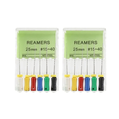 Gwarancja jakości Pliki stomatologiczne ręczne 25mm # 15-40 Pliki z zębami z niecodziennej stali