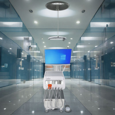 Dobra cena. Taca na instrumenty dentystyczne Mobilny wózek chirurgiczny stomatologiczny do użytku weterynaryjnego Wózek do leczenia zębów zwierząt domowych ze sprężarką w Internecie