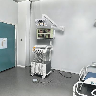 Dobra cena. Wielofunkcyjny sprzęt kliniki stomatologicznej Turbina stomatologiczna Niski hałas wózek stomatologiczny z kompresorem powietrza przenośna jednostka stomatologiczna w Internecie