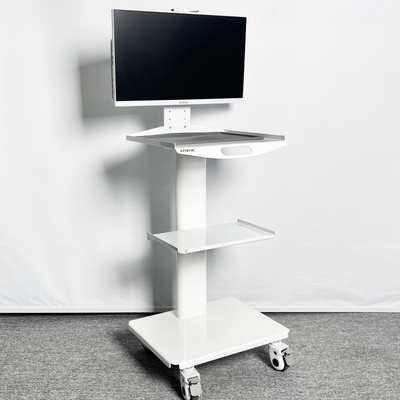 Oralny skaner Mobilny wózek pielęgniarski Biały kolorowy Mobilny wózek stomatologiczny z gniazdkiem zasilania Wielofunkcyjny mobilny wózek laboratoryjny