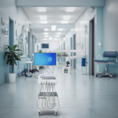 Gorąca sprzedaż maszyna do leczenia stomatologicznego z sprężarką sprzęt kliniki stomatologicznej mobilny wózek dostaw stomatologicznych