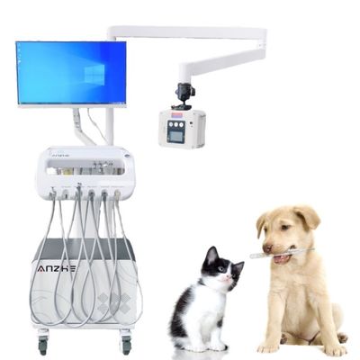 Dobra cena. Vet Medical New Portable Dental Device Mobile Dental Unit for Pets Luxury Dental Equipment Trolley Cart With X Ray w Internecie