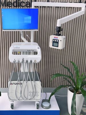 Bezpośrednio od producenta Wózek weterynaryjny stomatologiczny 550W z hałasem 38dB i ciśnieniem 0,8 MPa Mobilny wózek do leczenia stomatologicznego zwierząt