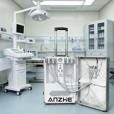 Dobra cena. CE zatwierdzony przenośny oddział stomatologiczny weterynarii Mobilny sprzęt kliniki stomatologicznej dla zwierząt domowych z kompresorem powietrza w Internecie