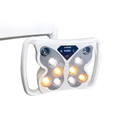 Dobra cena. Stomatologiczna lampa operacyjna LED bezcieniowa z funkcją wybielania zębów 10 żarówek Regulowana lampa na fotel dentystyczny 12-24V Dostępne OEM w Internecie