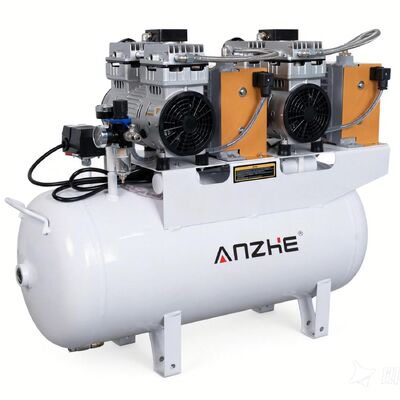 Dobra cena. 60L Zbiornik 1700W Power Oil Free Dental Air Compressor z suszarką na 4 krzesła stomatologiczne w Internecie