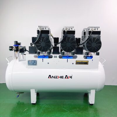 90L Silent Air Compressor for Dental Units | High-Quality Oil-Free 2550W Dental Compressor for Quiet & Efficient Operation