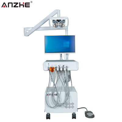 Dental Treatment Unit with Butterfly LED Dental Lamp Intraoral Camera and Windows Computer System for Digital Dentistry