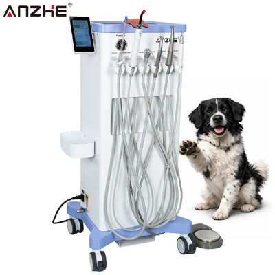 Dobra cena. Veterinary Mobile Dental Unit z elektrycznym silnikiem wbudowanym w kompresor Systemy ssania Ultrasonic Scaler i LED Curing Light dla klinik stomatologicznych zwierząt w Internecie