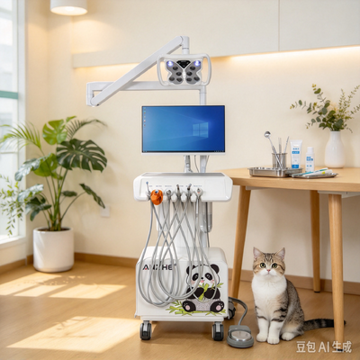 Dobra cena. Weterynaryjna Stacja Stomatologiczna z Kamerą Wewnątrzustną HD, Lampą Stomatologiczną LED, Komputerowym Systemem Obrazowania Cyfrowego, Weterynaryjnym Sprzętem Stomatologicznym w Internecie