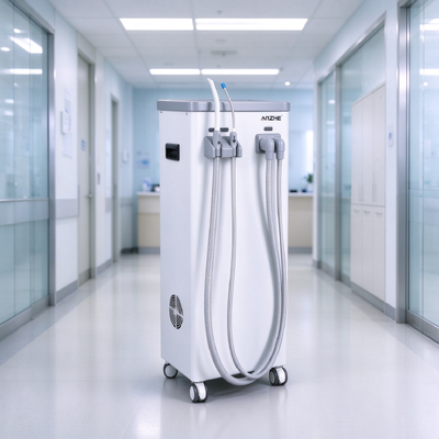 Portable Dental Suction Unit High Volume Evacuation Mobile Dental Vacuum For Dental And Veterinary Clinics